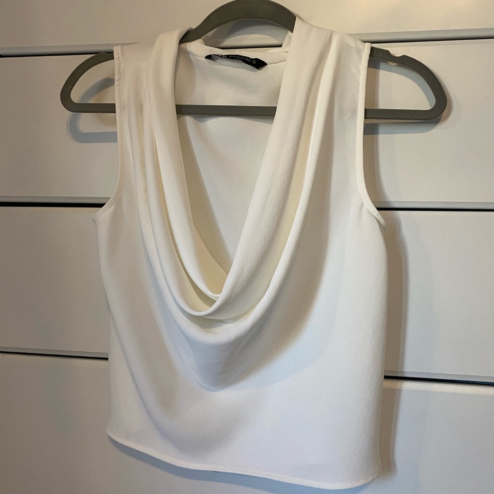Zara Cowl Neck Top